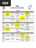 Horario Computación