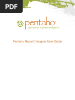 Pentaho Report Designer User Guide