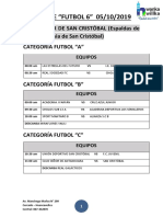 Fixture Futbol 6 Huancavelica