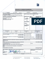 Sat0Il: Certificate of Thorough Examination