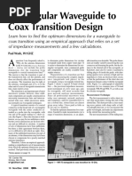 Rectangular Waveguide To Coax Transition Design PDF