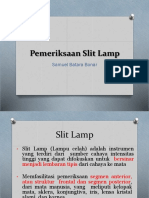 Slit Lamp Pemeriksaan