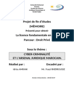 La Cybercriminalité Et L'arsenal Juridique Marocaine