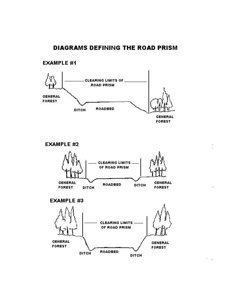 US Forest Service Road prism