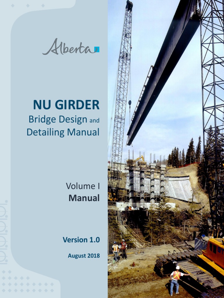 Nu Girder: Bridge Design Detailing Manual | PDF | Prestressed Concrete ...