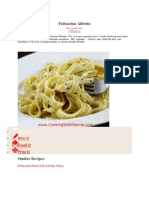 Fettuccine Alfredo: Similar Recipes