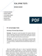 Cervical Spine Tests