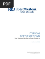 It Room Specifications: Best Western Asia Server Room Guideline