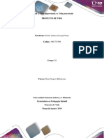 Proyecto de Vida Vida Improvisada vs. Vida Proyectada