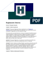Reglamento Interno Instituto José Hernández