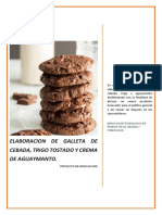 Galletas de Cebada Con Relleno Aguaymanto - Innovacion Tecnologica