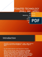 Automated Technology (Phil), Inc. (Atec) : Reported by