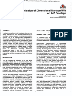 Application of Dimensional Management on 747 Fuselage