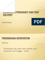 Bleeding in Pregnancy and Post Delivery: Sept-Oct 2019