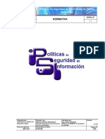 NORMATIVA. Políticas de Seguridad de Información de PDVSA Normativa 20-09-06 USO GENERAL. v-1.0 S - S PDF
