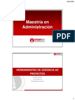 Herramienta de Gestión de Proyecto:Sesion 5 - 6 HGP 2019 02