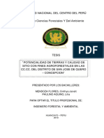 Potencialidadde Tierras Agroforestales