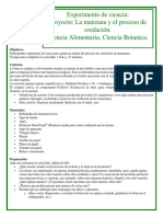 Oxidacion en Manzanas PDF
