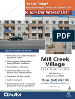 Mill Creek Village Flyer 1