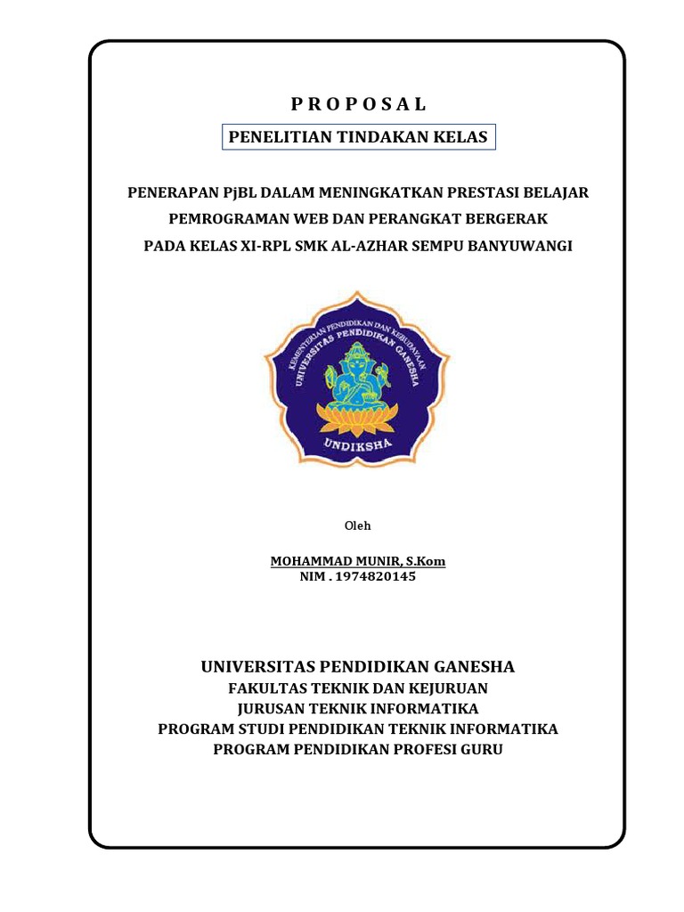 PjBL Tingkatkan Prestasi XI-RPL SMK Al-Azhar | PDF