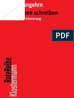 (Rote Reihe) Emil Angehrn - Sein Leben Schreiben - Wege Der Erinnerung-Verlag Vittorio Klostermann (2017)