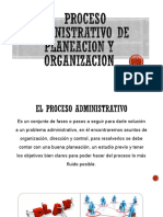 Proceso Administrativo de planeacion organizacaional