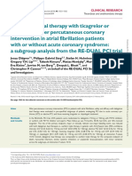 Clinical Research: Thrombosis and Antithrombotic Therapy