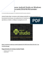 Instalar Android Studio en Windows (JAVA - HOME)