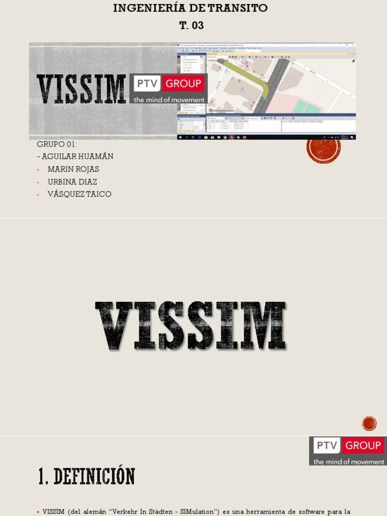 Simulación de Tránsito con PTV Vissim | PDF | Point and Click | Simulación