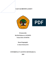 Tugas Uas Beton Lanjut: Di Susun Oleh