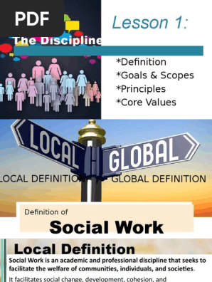 The Discipline of Social Work