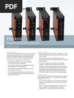 Phase Shift Overlay (PSO) Track Circuit: Rail Automation