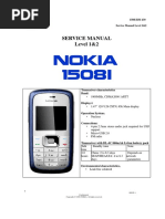 Nokia 1508 I: Service Manual Level 1&2