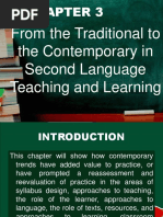 from traditional to contemporary (ESL)