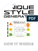 Unique Style Generator How it Works