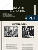 Banca de inversión: evolución y función