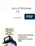 The History of Windows 1.0