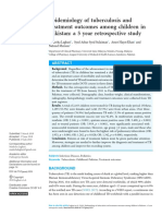 Epidemiology of Tuberculosis and Treatment Outcomes Among Children in Pakistan: A 5 Year Retrospective Study