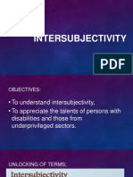 Intersubjectivity - John Karl D. Fernando