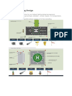 Design Lampu Helipad
