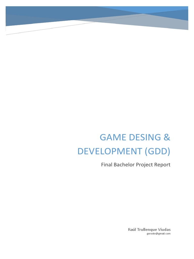 Game Design & Development Report | PDF | Video Games | Icon (Computing)