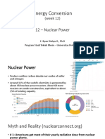 Energy Conversion Week 12: Debunking Myths About Nuclear Power