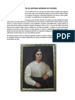 Biografía de Antonia Moreno de Cáceres