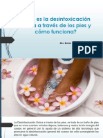 Cómo funciona la desintoxicación iónica a través de los pies