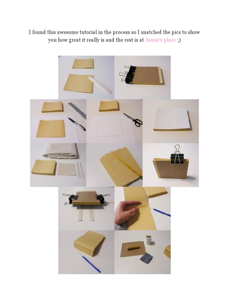 Bookbinding Tutorial PDF