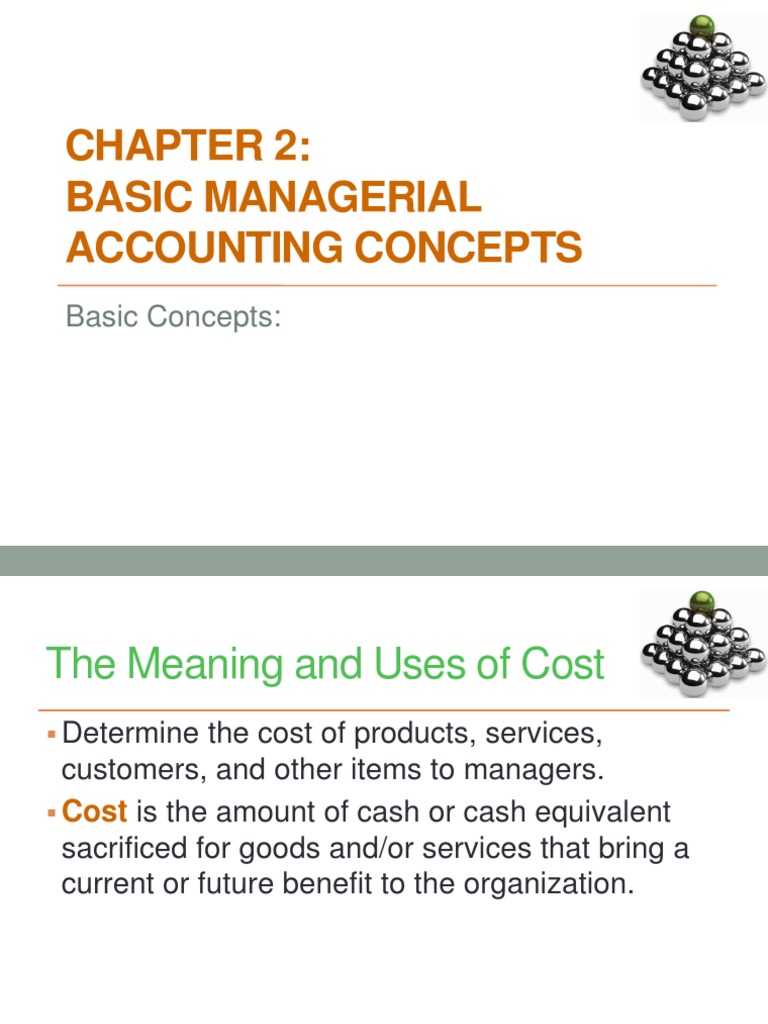 Basic Managerial Accounting Concepts | PDF | Gross Margin | Cost Of ...