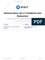 Samsung Galaxy Tab 3 7.0 Headphone Jack Replacement: Written By: Brandon Dimaya