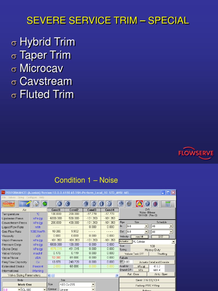Flow Serve Control Valve Severe Service (Special) PDF