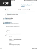 CALLJ - Sample Test Program From TAFJ Command Prompt