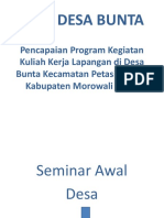 Program Kerja Bunta